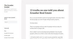 Desktop Screenshot of ecuadorrealestate.org