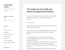 Tablet Screenshot of ecuadorrealestate.org